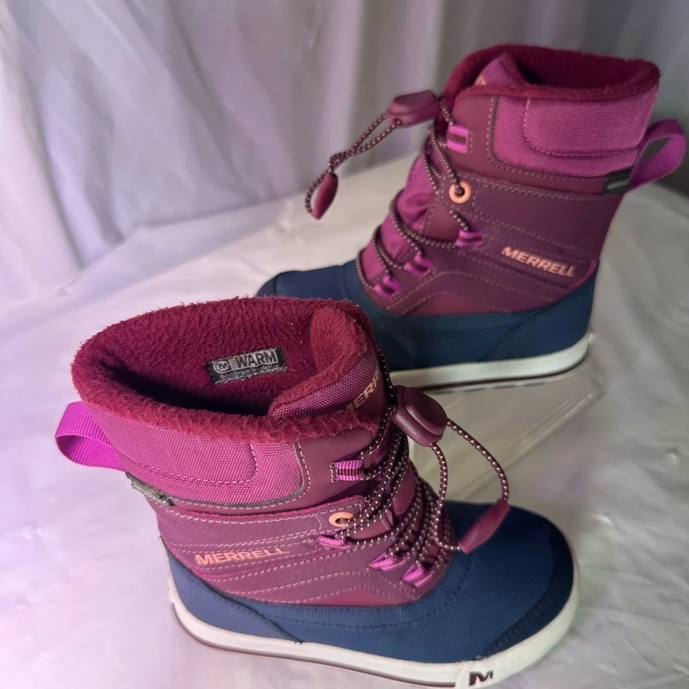 Merrell Women's Purple and Blue Winter Boots